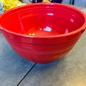 Fiesta Scarlett Large red mixing bowl.